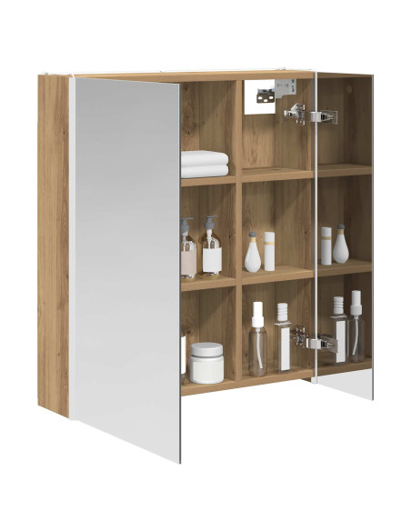 Mobiletto per specchio da bagno Rovere Artigianale