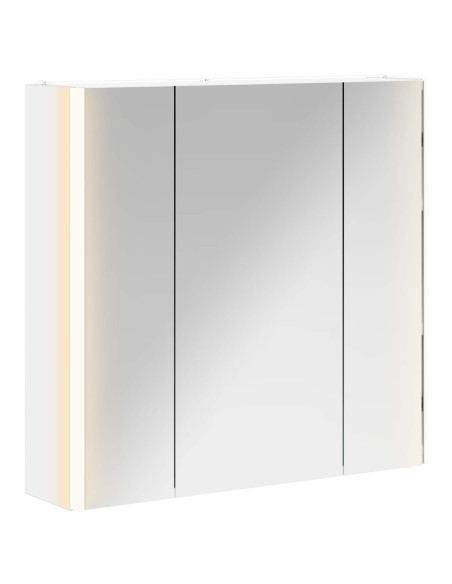 Mobiletto per specchio da bagno Bianco 63,5 x 15,5 x 60,5 cm