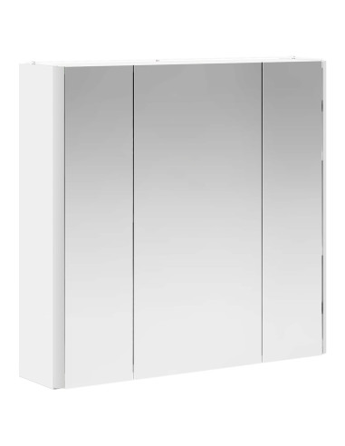 Mobiletto per specchio da bagno Bianco 63,5 x 15,5 x 60,5 cm