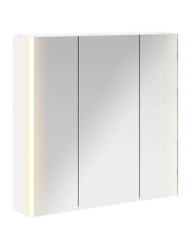 Mobiletto per specchio da bagno Bianco 73.5 x 15.5 x 70 cm