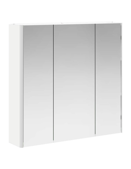 Mobiletto per specchio da bagno Bianco 73.5 x 15.5 x 70 cm