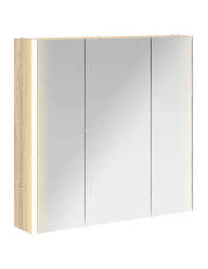 Mobiletto per specchio da bagno con lo scaffale Rovere Sonoma 2