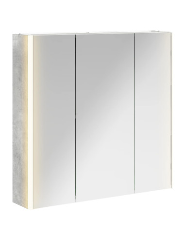 Mobiletto per specchio da bagno con lo scaffale Grigio cemento