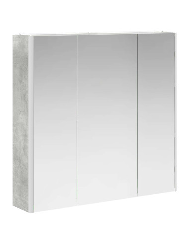 Mobiletto per specchio da bagno con lo scaffale Grigio cemento