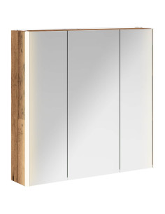 Mobiletto per specchio da bagno con lo scaffale Legno vecchio 2