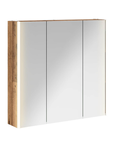 Mobiletto per specchio da bagno con lo scaffale Legno vecchio