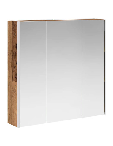 Mobiletto per specchio da bagno con lo scaffale Legno vecchio