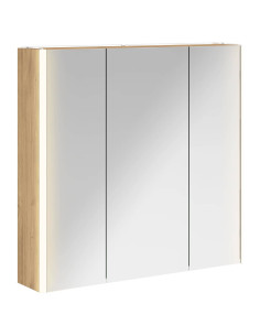 Mobiletto per specchio da bagno con porta Rovere Artigianale 2