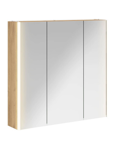 Mobiletto per specchio da bagno con porta Rovere Artigianale