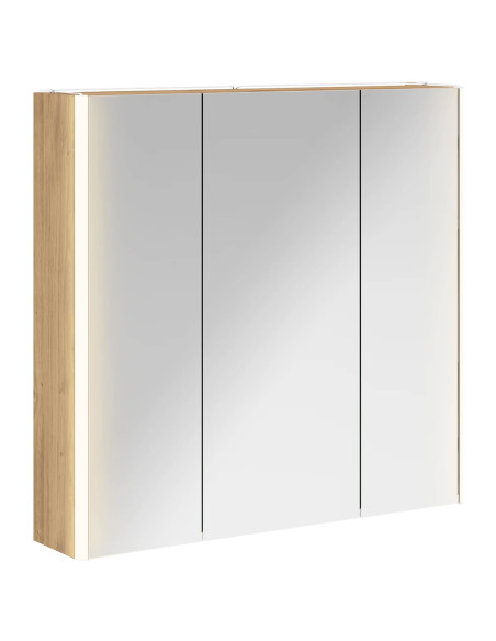Mobiletto per specchio da bagno con porta Rovere Artigianale