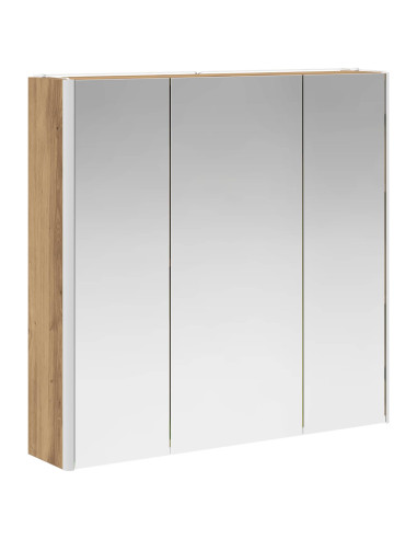 Mobiletto per specchio da bagno con porta Rovere Artigianale