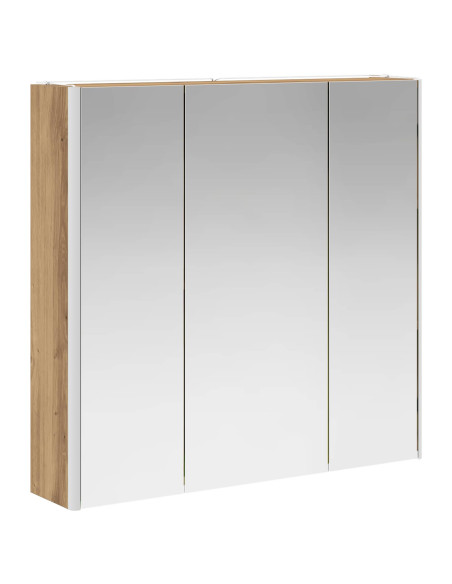 Mobiletto per specchio da bagno con porta Rovere Artigianale