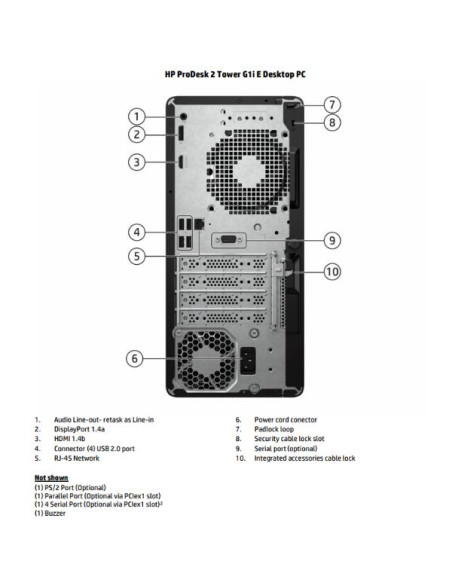 PRODESK 2 G1I TWR I5 16 512 W11