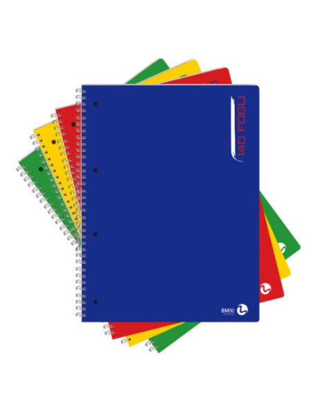 CF3QUADERNO SPIR A4 140FG 1R ASS.