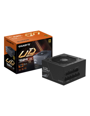 GIGABYTE UD750GM PG5 V2 Alimentatore – PCIe Gen 5.1, 80 PLUS Gold, Design completamente modulare, Ventola da 120 mm, Compatibi