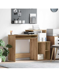 Scrivania con cassetto Rovere artigianale 120,5 x 44 x 88,5 cm