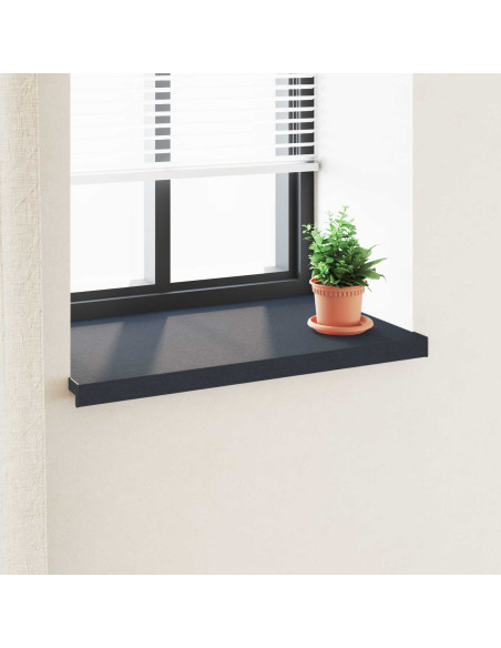 Soglia della Finestra Antracite con Venature del Legno PVC