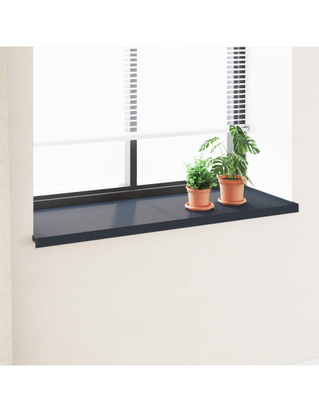 Soglia della Finestra Antracite con Venature del Legno PVC