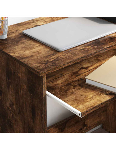 Scrivania Rovere fumé 120,5 x 44 x 88,5 cm Legno multistrato
