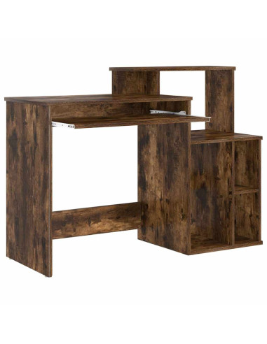 Scrivania Rovere fumé 120,5 x 44 x 88,5 cm Legno multistrato