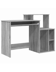 Scrivania Grigio Sonoma 120,5 x 44 x 88,5 cm Legno multistrato 2
