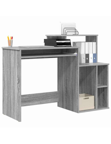 Scrivania Grigio Sonoma 120,5 x 44 x 88,5 cm Legno multistrato