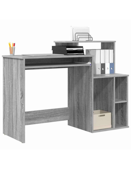 Scrivania Grigio Sonoma 120,5 x 44 x 88,5 cm Legno multistrato