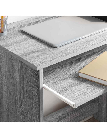 Scrivania Grigio Sonoma 120,5 x 44 x 88,5 cm Legno multistrato