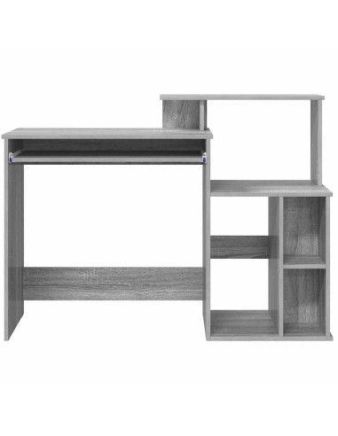 Scrivania Grigio Sonoma 120,5 x 44 x 88,5 cm Legno multistrato