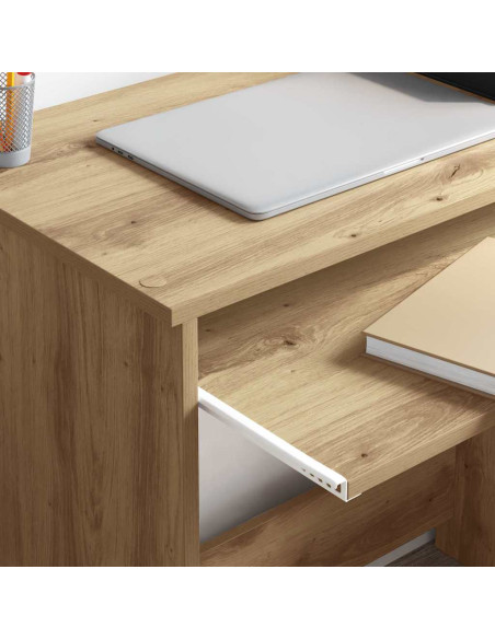 Scrivania con cassetto Rovere artigianale 120,5 x 44 x 88,5 cm