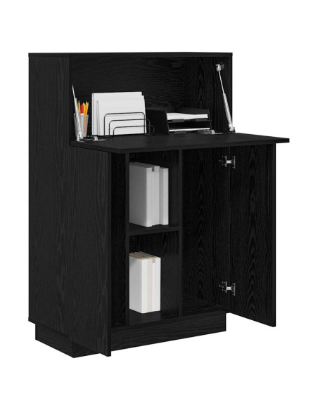 Scrivania Rovere Nero 71,5 x 31,5 x 106,5 cm Legno multistrato