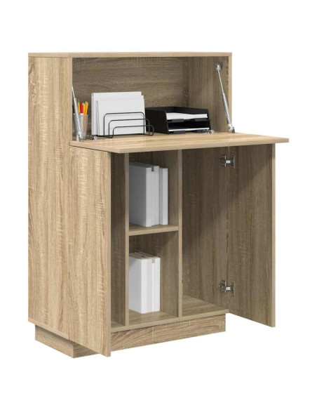 Scrivania con lo scaffale Rovere Sonoma 71,5 x 31,5 x 106,5 cm