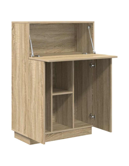 Scrivania con lo scaffale Rovere Sonoma 71,5 x 31,5 x 106,5 cm