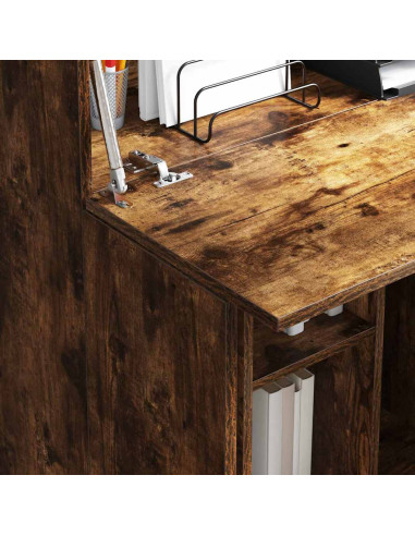 Scrivania Rovere fumé 71,5 x 31,5 x 106,5 cm Legno multistrato