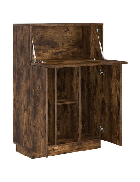 Scrivania Rovere fumé 71,5 x 31,5 x 106,5 cm Legno multistrato