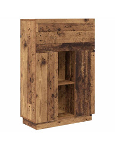 Scrivania con lo scaffale Legno vecchio 71,5 x 31,5 x 106,5 cm 2