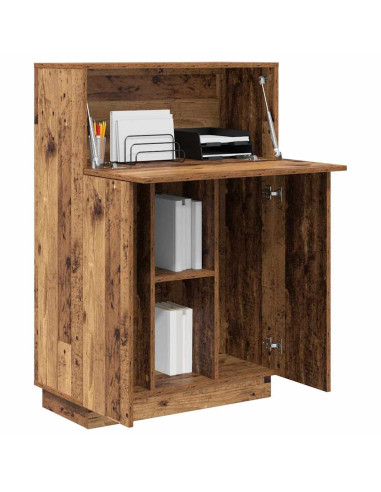 Scrivania con lo scaffale Legno vecchio 71,5 x 31,5 x 106,5 cm