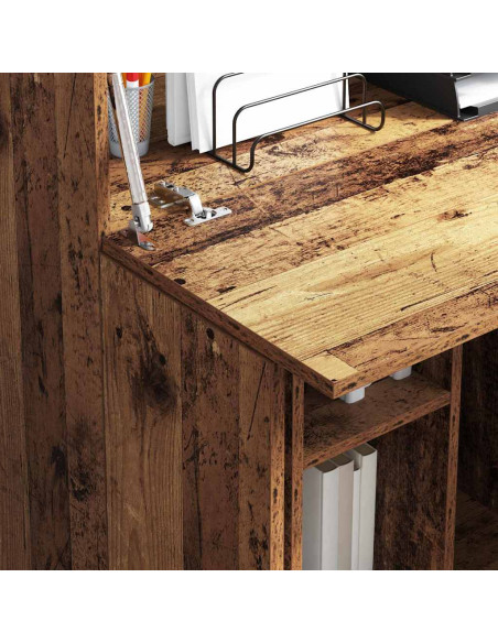 Scrivania con lo scaffale Legno vecchio 71,5 x 31,5 x 106,5 cm