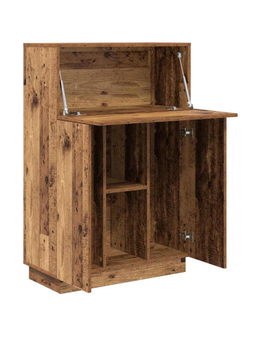 Scrivania con lo scaffale Legno vecchio 71,5 x 31,5 x 106,5 cm