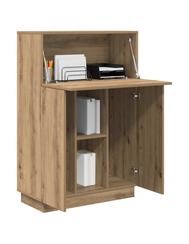 Scrivania con porta Rovere artigianale 71,5 x 31,5 x 106,5 cm