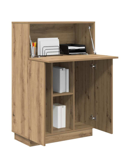 Scrivania con porta Rovere artigianale 71,5 x 31,5 x 106,5 cm