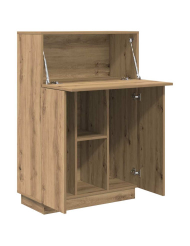 Scrivania con porta Rovere artigianale 71,5 x 31,5 x 106,5 cm