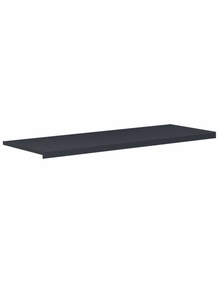 Soglia della Finestra Antracite con Venature del Legno PVC