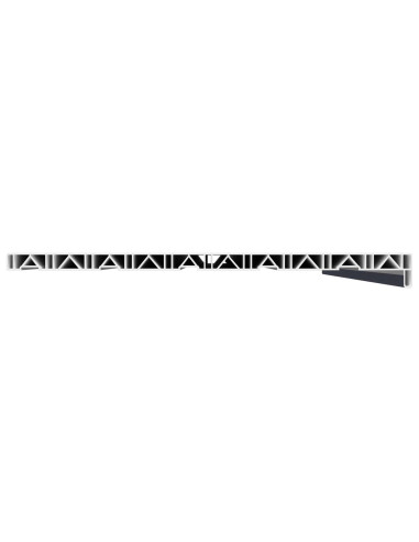 Soglia della Finestra Antracite con Venature del Legno PVC