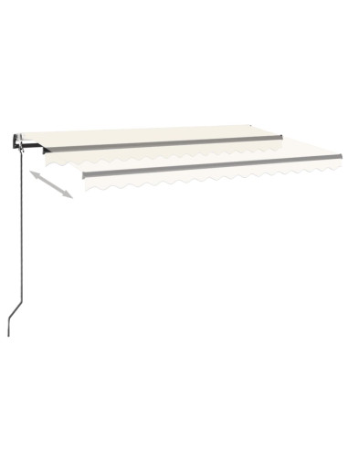 Tenda da Sole Retrattile Automatica 400x300 cm Crema
