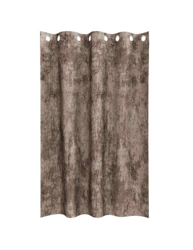 Tende in Velluto 2 pcs Cappuccino 175 x 140 cm Velluto