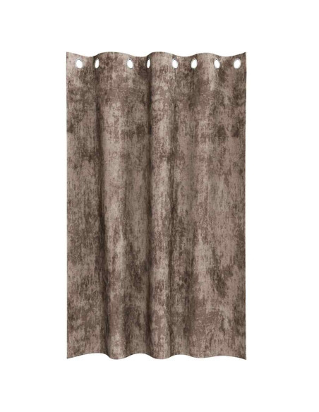 Tende in Velluto 2 pcs Cappuccino 175 x 140 cm Velluto