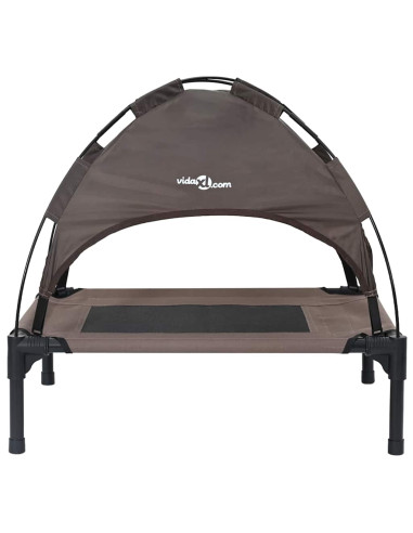 Letto per Cani Marrone 62 x 48 x 61 cm Acciaio