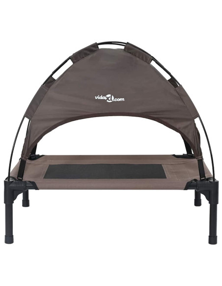 Letto per Cani Marrone 62 x 48 x 61 cm Acciaio