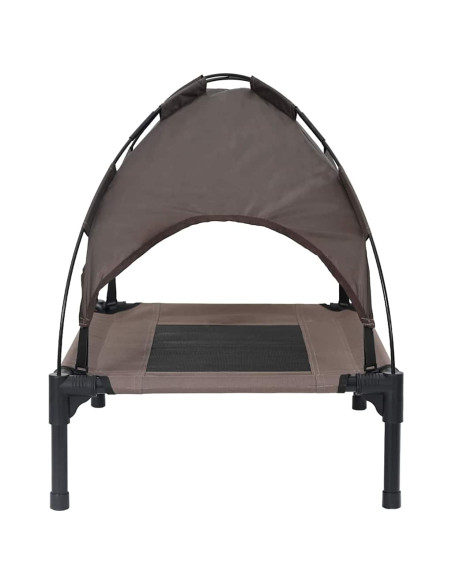 Letto per Cani Marrone 62 x 48 x 61 cm Acciaio